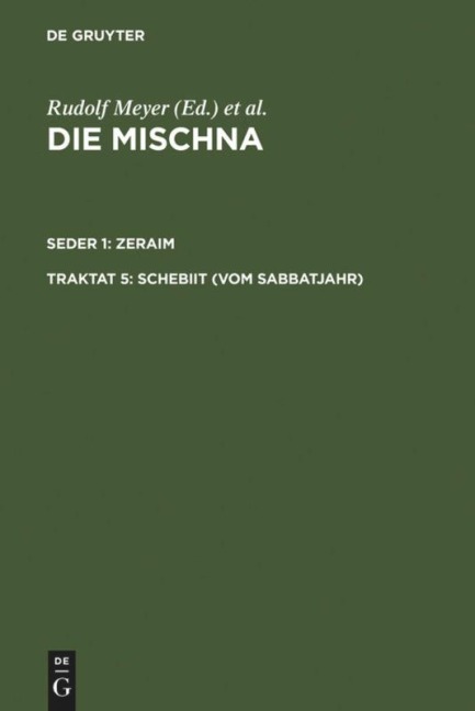 Schebiit (Vom Sabbatjahr) - 