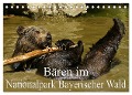 Bären im Nationalpark Bayerischer Wald (Tischkalender 2024 DIN A5 quer), CALVENDO Monatskalender - Erika Müller