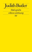 Cover-Bild zum Titel 'Haß spricht' von 'Judith Butler'