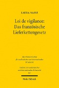 Cover-Bild zum Titel 'Loi de vigilance: Das französische Lieferkettengesetz' von 'Laura Nasse'