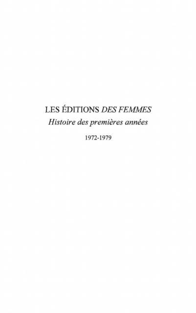 editions de femmes - Pavard Bibia