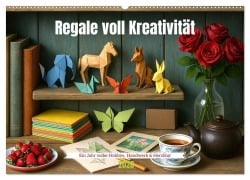 Cover-Bild zum Titel 'Regale voll Kreativität (Wandkalender 2026 DIN A2 quer), CALVENDO Monatskalender' von 'Kerstin Waurick'