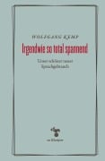 Cover-Bild zum Titel 'Irgendwie so total spannend' von 'Wolfgang Kemp'