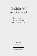 Cover-Bild zum Titel 'Tradition(en) im alten Israel' von ''