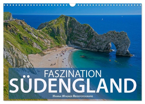 Faszination Südengland (Wandkalender 2024 DIN A3 quer), CALVENDO Monatskalender - Hanna Wagner