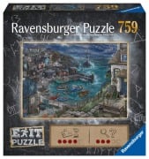 Cover-Bild zum Titel 'Ravensburger EXIT Puzzle 17365 Das Fischerdorf - 759 Teile Puzzle für Erwachsene und Kinder ab 14 Jahren' von ''