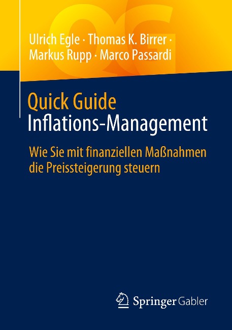 Quick Guide Inflations-Management - Ulrich Egle, Marco Passardi, Markus Rupp, Thomas K Birrer