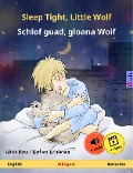 Cover-Bild zum Titel 'Sleep Tight, Little Wolf - Schlof guad, gloana Woif (English - Bavarian)' von 'Ulrich Renz'