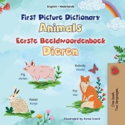 Cover-Bild zum Titel 'First Picture Dictionary - Animals (English Dutch Bilingual Children's Book)' von 'Kidkiddos Books'