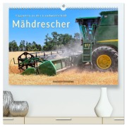 Giganten in der Landwirtschaft - Mähdrescher (hochwertiger Premium Wandkalender 2026 DIN A2 quer), Kunstdruck in Hochglanz - Peter Roder