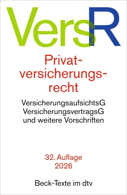 Privatversicherungsrecht. VersR - 