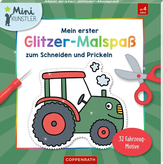 Mein erster Glitzer-Malspaß zum Schneiden und Prickeln - 