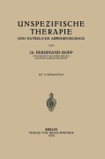 Cover-Bild zum Titel 'Unspezifische Therapie' von 'Ferdinant Hoff'