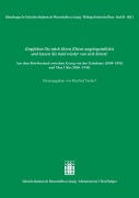 Cover-Bild zum Titel 'Empfehlen Sie mich Ihren Eltern angelegentlichst und lassen Sie bald wieder von sich hören! Aus dem Briefwechsel zwischen Georg von der Gabelentz (1840-1893) und Max Uhle (1856-1944)' von ''