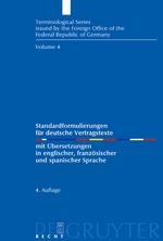Standardformulierungen für deutsche Vertragstexte - 