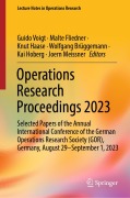 Cover-Bild zum Titel 'Operations Research Proceedings 2023' von ''