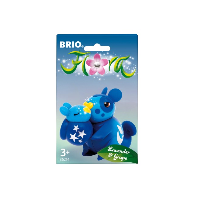 BRIO Flora - 36214 Lavender & Grape | Spielfiguren für endlosen fantasievollen Spielspaß für Mädchen und Jungen ab 3 Jahren - wunderschönes Geschenk - 