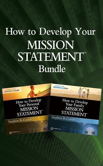 How to Develop Your Mission Statements Bundle - Stephen R Covey