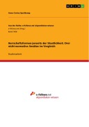 Cover-Bild zum Titel 'Herrschaftsformen jenseits der Staatlichkeit. Drei nicht-normative Ansätze im Vergleich' von 'Anna Carina Speitkamp'