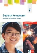 Cover-Bild zum Titel 'Deutsch kompetent 7. Arbeitsheft mit Medien Klasse 7. Ausgabe für Baden Württemberg' von ''