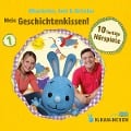 Cover-Bild zum Titel '01: Mein Geschichtenkissen! 10 lustige Hörspiele' von 'Anke Klemm, Sandra Weller, Udo Schöbel'