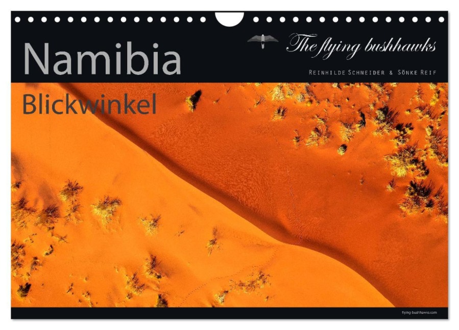 Namibia Blickwinkel 2026 (Wandkalender 2026 DIN A4 quer), CALVENDO Monatskalender - The Flying Bushhawks