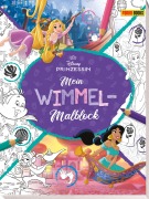 Cover-Bild zum Titel 'Disney Prinzessin: Mein Wimmel-Malblock' von 'Disney, Panini'