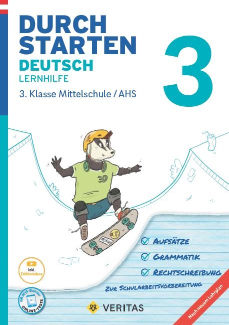 Durchstarten 3. Klasse - Deutsch Mittelschule/AHS - Lernhilfe - Jutta Hofer, Doris Schützeneder, Vera Igler