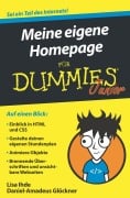 Cover-Bild zum Titel 'Meine eigene Homepage für Dummies Junior' von 'Lisa Ihde, Daniel-Amadeus J. Glöckner'