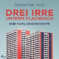Cover-Bild zum Titel 'Drei Irre unterm Flachdach. Eine Familiengeschichte' von 'Bastienne Voss'