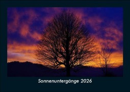 Cover-Bild zum Titel 'Sonnenuntergänge 2026 Fotokalender DIN A5' von 'Tobias Becker'