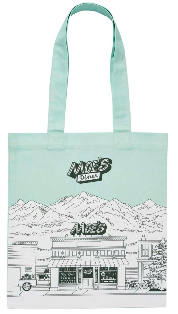 Main Street Tote Bag 'Green Valley Moe's Diner' - 