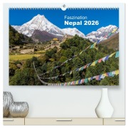 Faszination Nepal (hochwertiger Premium Wandkalender 2026 DIN A2 quer), Kunstdruck in Hochglanz - Jens König