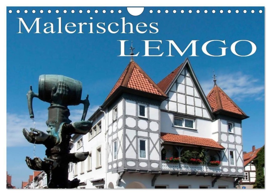 Malerisches Lemgo (Wandkalender 2027 DIN A4 quer), CALVENDO Monatskalender - Happyroger