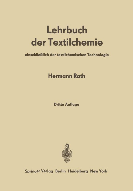 Lehrbuch der Textilchemie - Hermann Rath