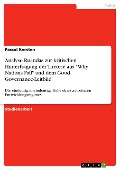 Cover-Bild zum Titel 'Analyse Ruandas zur kritischen Hinterfragung der Theorie aus "Why Nations Fail" und dem Good Governance-Leitbild' von 'Pascal Kersten'
