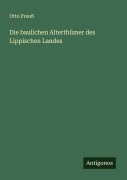 Cover-Bild zum Titel 'Die baulichen Alterthümer des Lippischen Landes' von 'Otto Preuß'