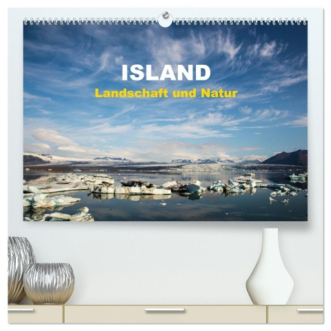 Island - Landschaft und Natur (hochwertiger Premium Wandkalender 2025 DIN A2 quer), Kunstdruck in Hochglanz - Winfried Rusch - Www. W-Rusch. De