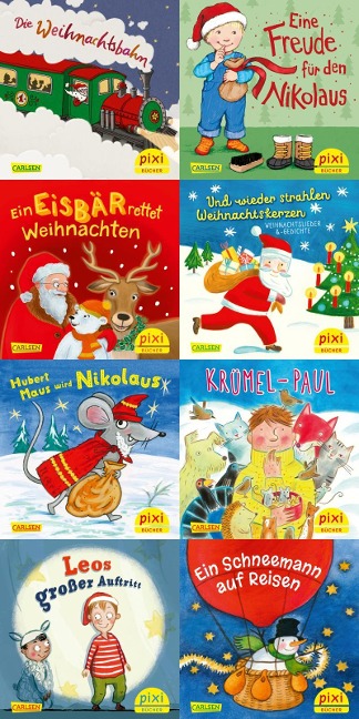 Pixi-8er-Set 37: Frohe Weihnachten mit Pixi (8x1 Exemplar) - 