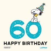Cover-Bild zum Titel 'Peanuts Geschenkbuch: Happy Birthday zum 60. Geburtstag' von 'Charles M. Schulz'