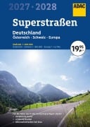Cover-Bild zum Titel 'ADAC Superstraßen Autoatlas 2027/2028 Deutschland 1:200.000, Österreich, Schweiz 1:300.000 mit Europa 1:4,5 Mio.' von ''