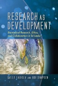 Cover-Bild zum Titel 'Research as Development' von 'Salla Sariola, Robert Simpson'