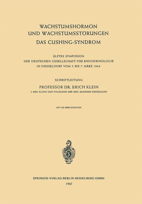 Wachstumshormon und Wachstumsstörungen Das Cushing-Syndrom - 