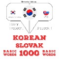 1000 essential words in Slovak - Jm Gardner