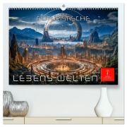 Cover-Bild zum Titel 'Futuristische Lebens Welten (hochwertiger Premium Wandkalender 2026 DIN A2 quer), Kunstdruck in Hochglanz' von 'Peter Roder'
