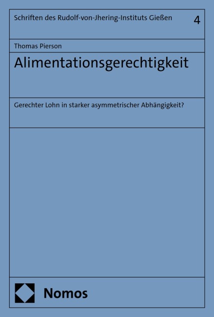 Alimentationsgerechtigkeit - Thomas Pierson