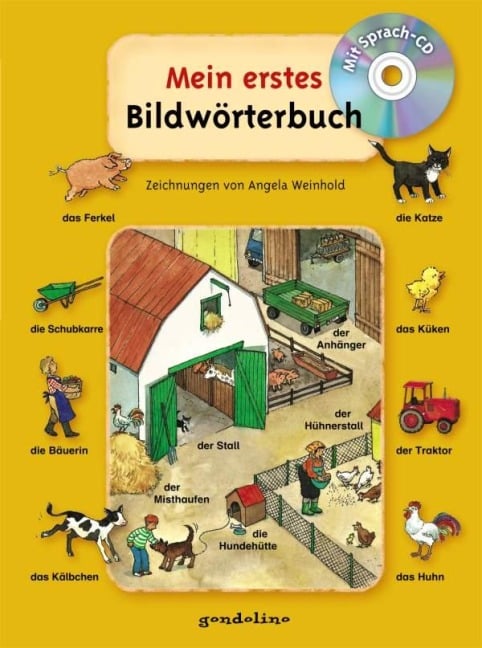 Mein erstes Bildwörterbuch, mit Sprach-CD - 