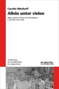 Cover-Bild zum Titel 'Allein unter vielen' von 'Carolin Wiethoff'