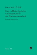 Cover-Bild zum Titel 'Kants Metaphysische Anfangsgründe der Naturwissenschaft' von 'Konstantin Pollok'