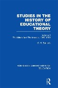 Cover-Bild zum Titel 'Studies in the History of Educational Theory Vol 2' von 'G. Bantock'